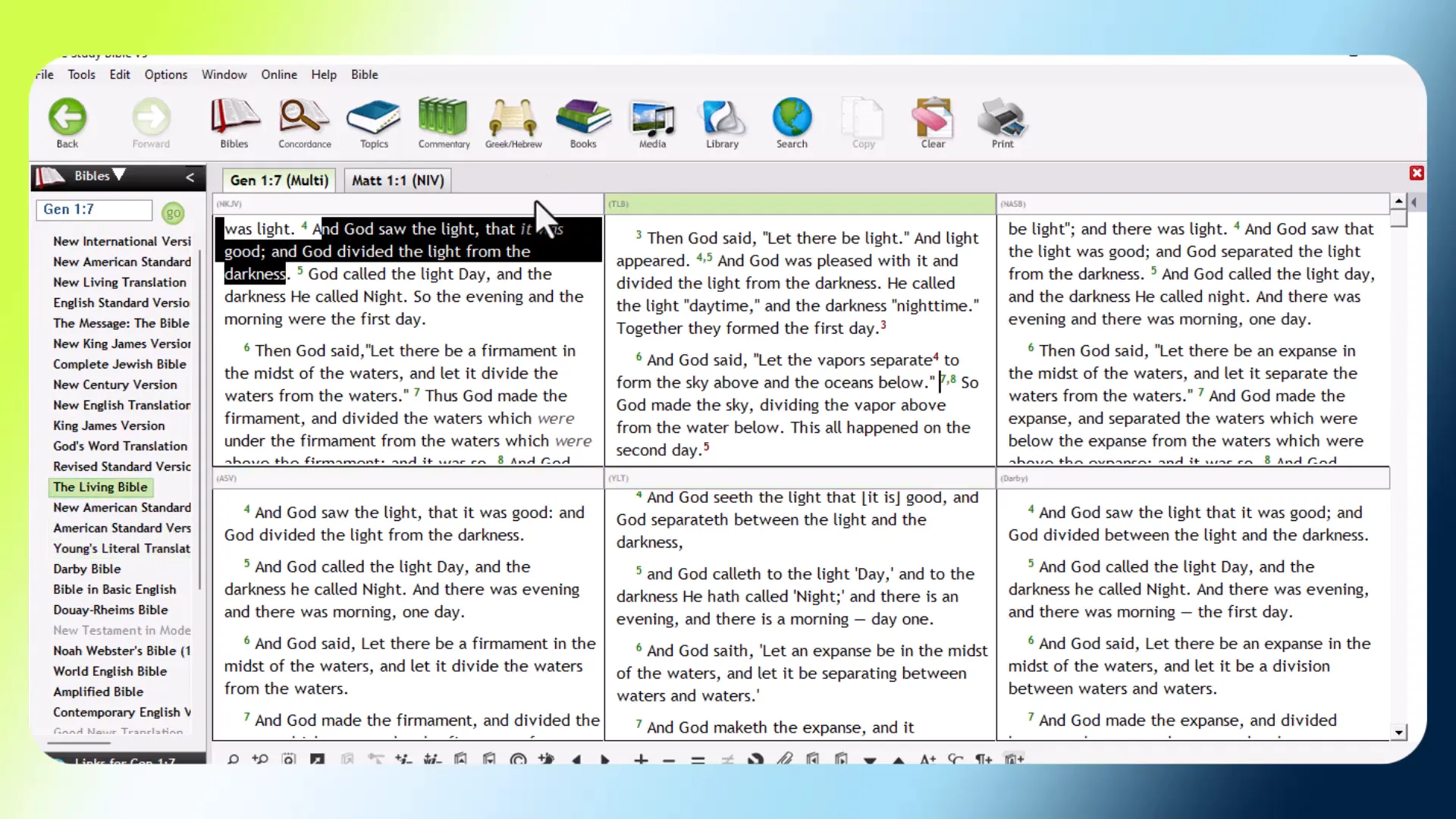 Adding new Bible versions in PC Study Bible